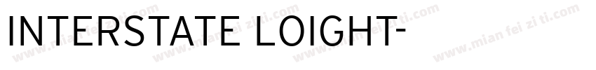 INTERSTATE LOIGHT字体转换